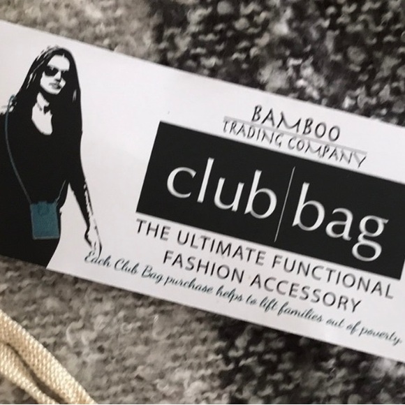 2 Bags for 1 price… Bamboo Trading Company Beaded Bags. Black & Beige. - Picture 8 of 16